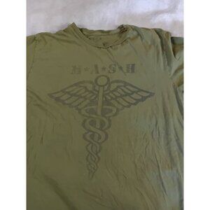 Vintage MASH 4077 Army Green Graphic T-Shirt XL